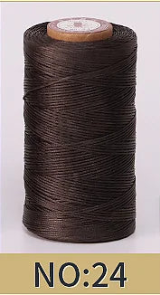 1mm 150D Leather Waxed Thread Cord for DIY Handicraft Tool Hand Stitching Thread 50 Meters Flat Waxed Sewing Line