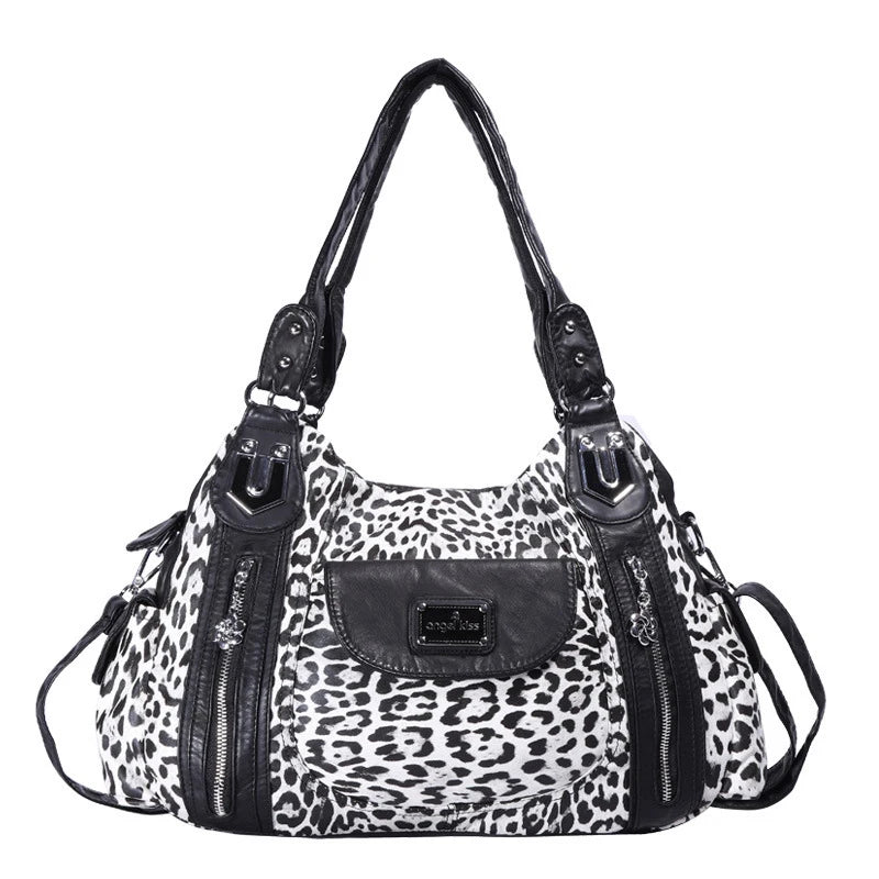 Brand Luxury Women Handbags 2021 High Quality Soft Leather Shopping Tote Bag Multifunction Large Capacity Messenger Shoulder Bag