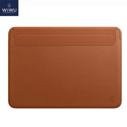 Newest Laptop Sleeve for MacBook Air 15.3 2026 Air 13.6 M5 M4 PU Leather Laptop Carry Sleeve for MacBook Pro 14 M5 Laptop Bags
