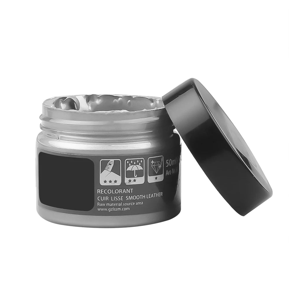 Car Leather Repair Kit Liquid Skin Recoloring Balm No Heat Repair Tool Auto Seat Holes Scratch Cracks rips restoration set shoes