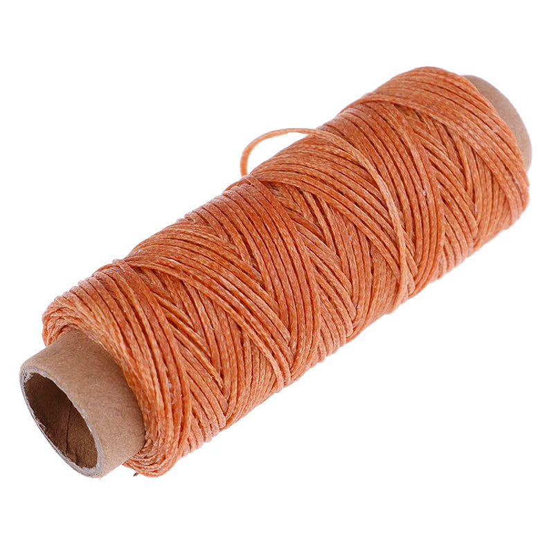 50m/Roll DIY Waxed Sewing Thread For Leather Shoe Hand Stitching Crafts Tool Hand Stitching For Leather Sewing Thread