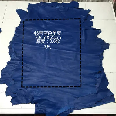 Real leather Nature sheep skin High end first layer sheepskin handmade DIY leather leather fabrics whole piece