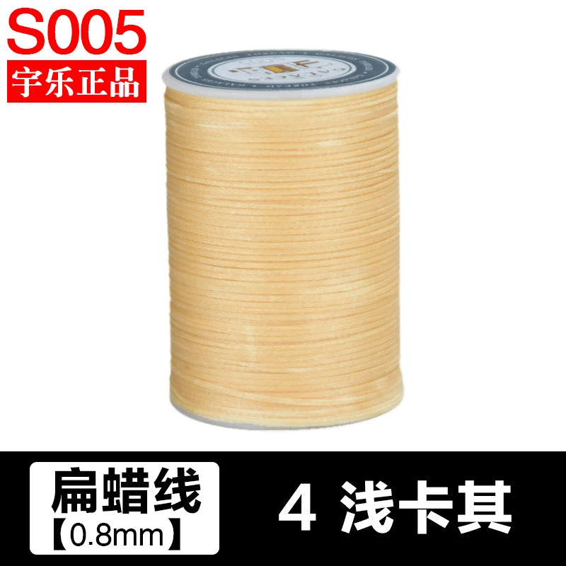 90m 0.8mm Waxed Thread Repair Cord String Sewing Leather Hand Wax Stitching DIY Thread For Case Arts Crafts Handicraft Tool