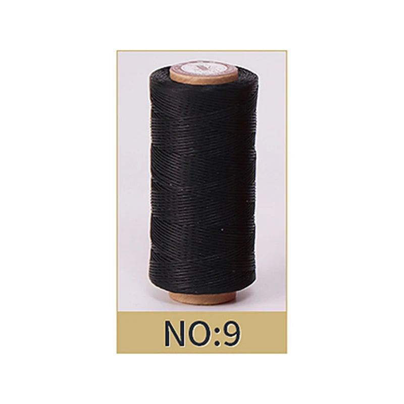 50M 0.8Mm Thickness Waxed Thread For Leather Waxed Cord For Diy Handicraft Tool Hand Stitching Thread Flat Waxed Sewing Line
