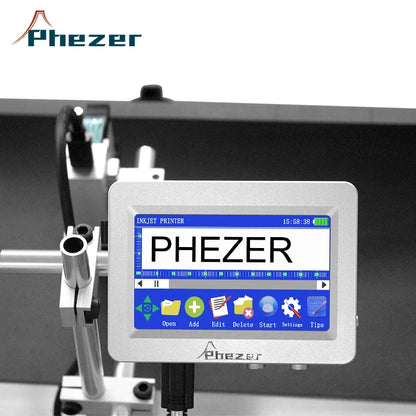 Industrial Automatic Online Inkjet Printer on Plastic Bag,Carton Box for Expiry Date,Logo,Barcode in the Conveyor Belt