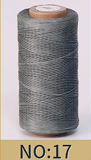 1mm 150D Leather Waxed Thread Cord for DIY Handicraft Tool Hand Stitching Thread 50 Meters Flat Waxed Sewing Line
