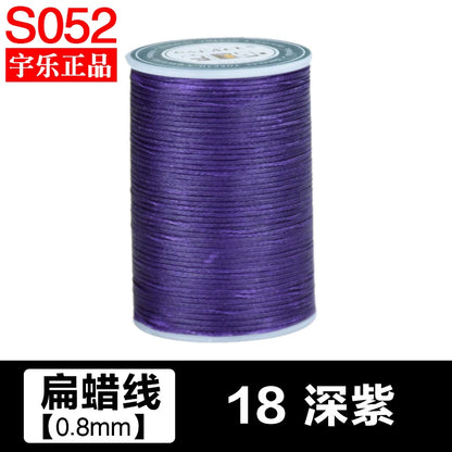 90m 0.8mm Waxed Thread Repair Cord String Sewing Leather Hand Wax Stitching DIY Thread For Case Arts Crafts Handicraft Tool