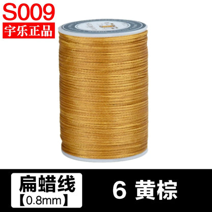 90m 0.8mm Waxed Thread Repair Cord String Sewing Leather Hand Wax Stitching DIY Thread For Case Arts Crafts Handicraft Tool