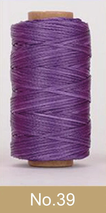50m 0.8mm Leather Sewing Waxed Thread Wax Cord String Hand Stitching Craft DIY