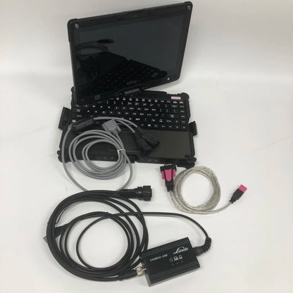 Forklift Truck Diagnostic Tool for Linde Canbox 2 USB + Linde PathFinder LSG Software with V110 Laptop