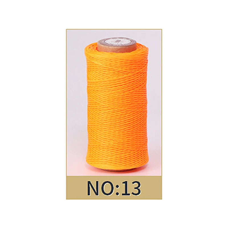 50M 0.8Mm Thickness Waxed Thread For Leather Waxed Cord For Diy Handicraft Tool Hand Stitching Thread Flat Waxed Sewing Line