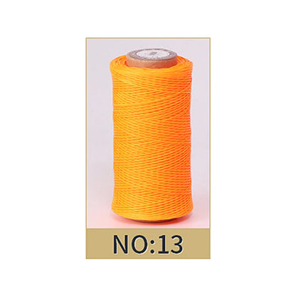 50M 0.8Mm Thickness Waxed Thread For Leather Waxed Cord For Diy Handicraft Tool Hand Stitching Thread Flat Waxed Sewing Line