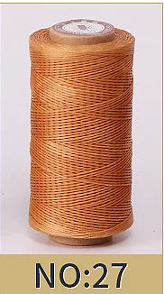 1mm 150D Leather Waxed Thread Cord for DIY Handicraft Tool Hand Stitching Thread 50 Meters Flat Waxed Sewing Line