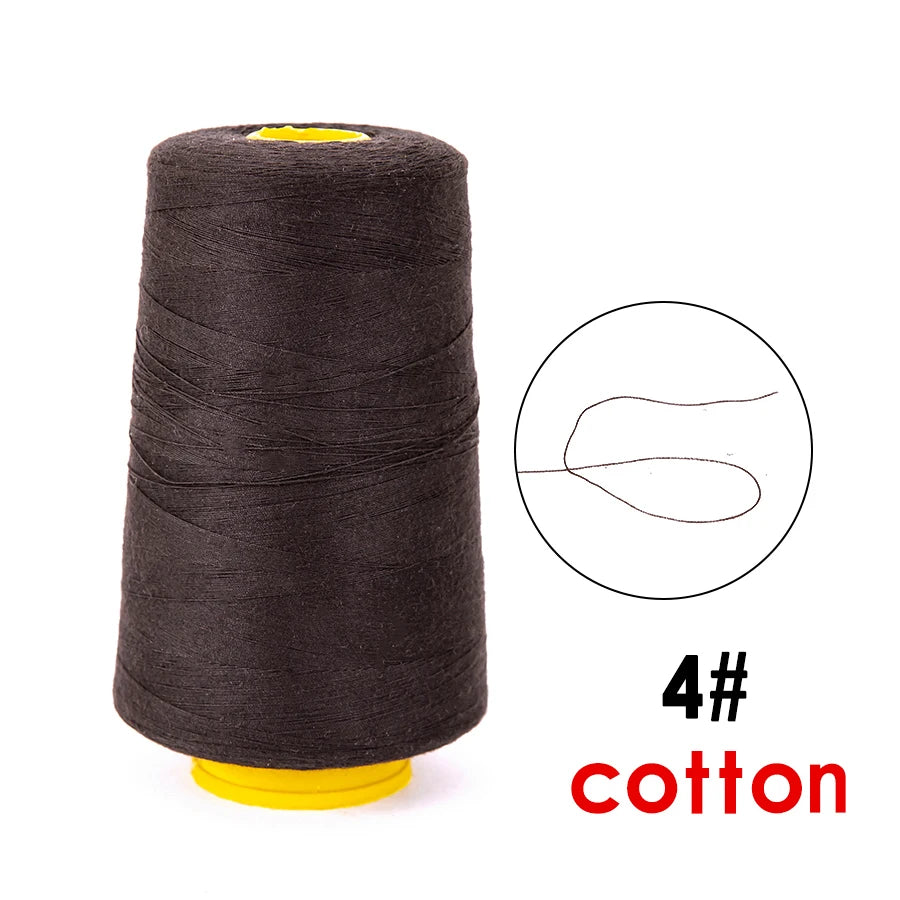 Alileader 1500M Nylon Hair Weaving Thread For Hair Sew In Black Cotton Thread For Sewing Machine Nylon Thread For Sewing Clothes