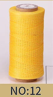 1mm 150D Leather Waxed Thread Cord for DIY Handicraft Tool Hand Stitching Thread 50 Meters Flat Waxed Sewing Line