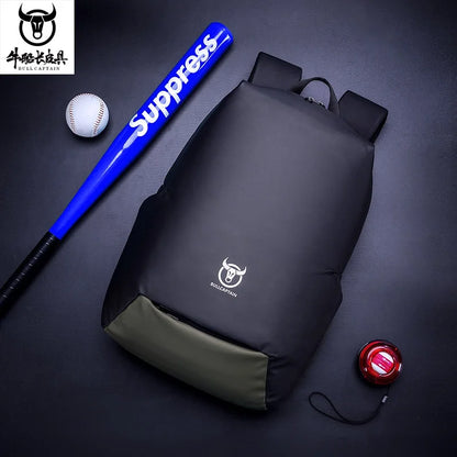 Men School Bag Laptop Backpack Sports Daypacks Waterproof  Shoulder Bags Anti-thief  Large Capacity Travel Bag  for 15" Laptops