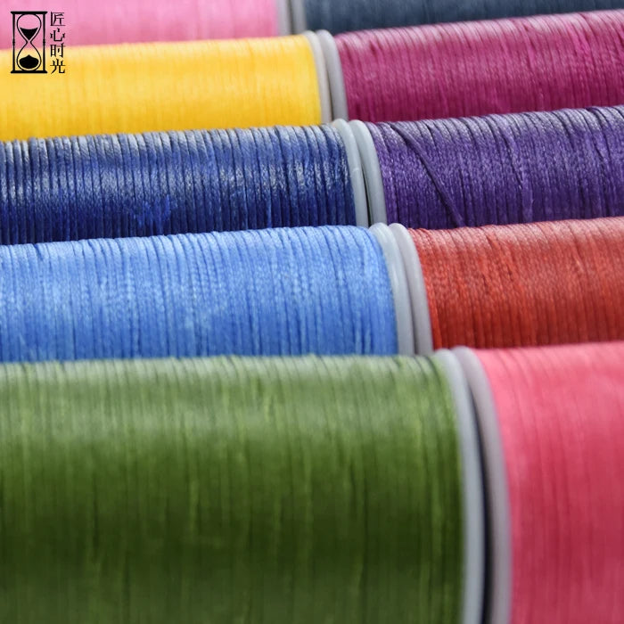 90m 0.8mm Waxed Thread Repair Cord String Sewing Leather Hand Wax Stitching DIY Thread For Case Arts Crafts Handicraft Tool