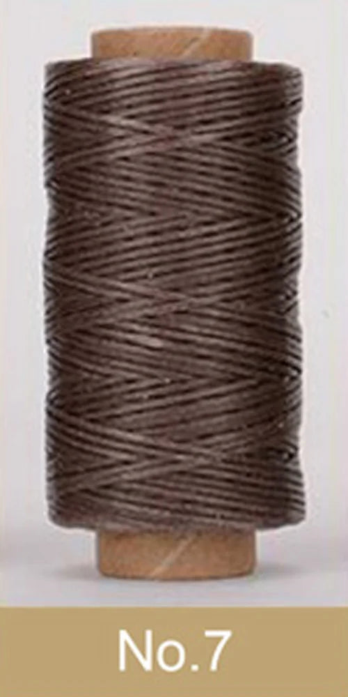 50m 0.8mm Leather Sewing Waxed Thread Wax Cord String Hand Stitching Craft DIY