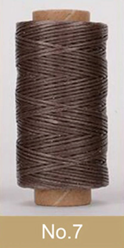 50m 0.8mm Leather Sewing Waxed Thread Wax Cord String Hand Stitching Craft DIY