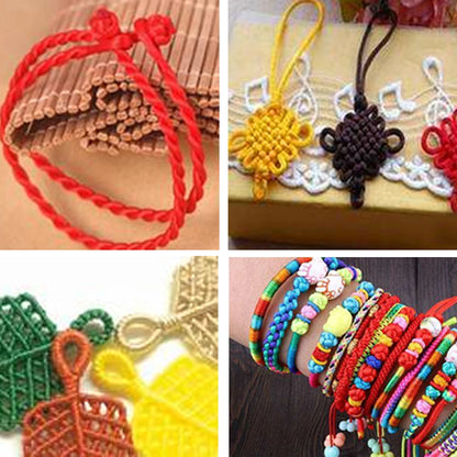 1mm 150D Leather Waxed Thread Cord for DIY Handicraft Tool Hand Stitching Thread 50 Meters Flat Waxed Sewing Line