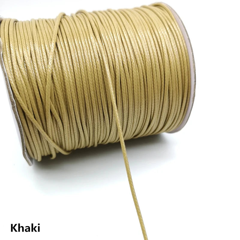 5 yards 1.5mm Waxed Thread For DIY Jewelry Making  String Rope  Leather Sewing Hand Wax Stitching #RoLi