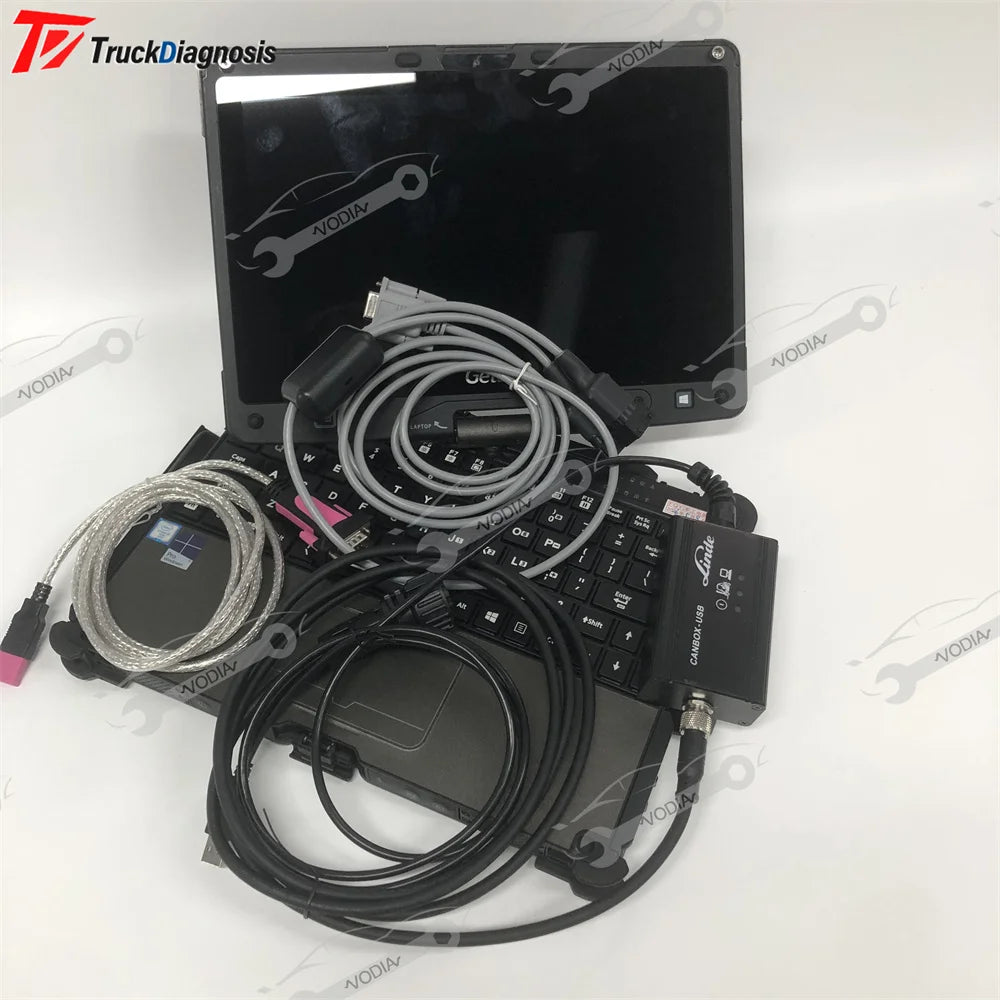 Forklift Truck Diagnostic Tool for Linde Canbox 2 USB + Linde PathFinder LSG Software with V110 Laptop