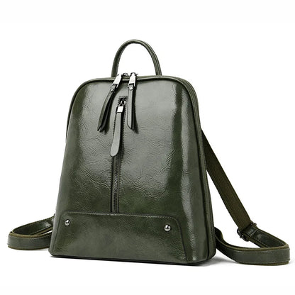 Women Leather Backpack Fashion Backpack Purse Female Travel Shoulder Bag Large Capacity School Bags for Teenage Girl Sac a Dos