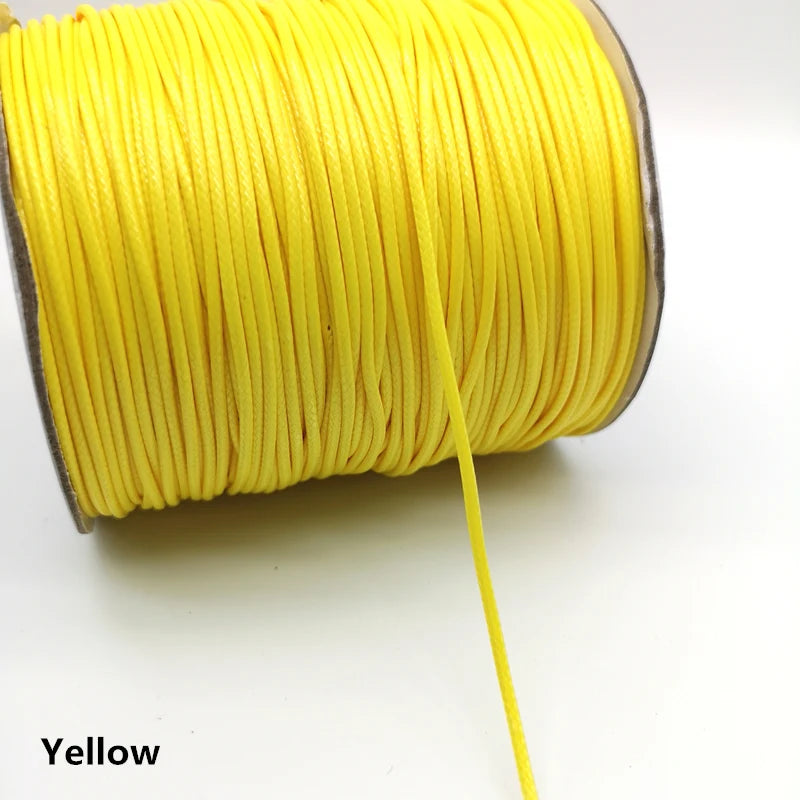 5 yards 1.5mm Waxed Thread For DIY Jewelry Making  String Rope  Leather Sewing Hand Wax Stitching #RoLi