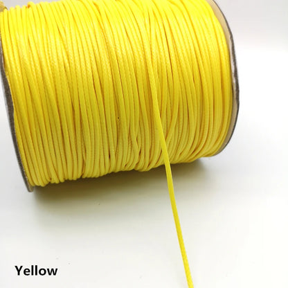 5 yards 1.5mm Waxed Thread For DIY Jewelry Making  String Rope  Leather Sewing Hand Wax Stitching #RoLi