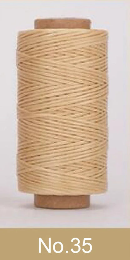 50m 0.8mm Leather Sewing Waxed Thread Wax Cord String Hand Stitching Craft DIY