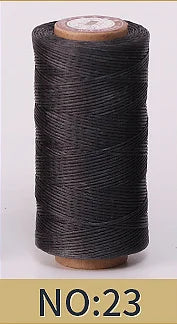 1mm 150D Leather Waxed Thread Cord for DIY Handicraft Tool Hand Stitching Thread 50 Meters Flat Waxed Sewing Line