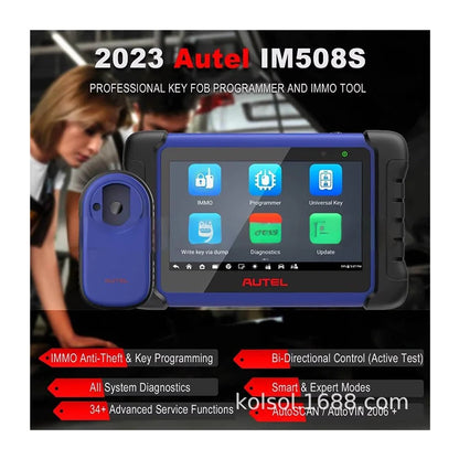 Autel MaxiIM IM508S Universal Diagnostic Scanner Key Programming Tool OBD2 for ABS 1 Year Warranty Android LCD Display 12V