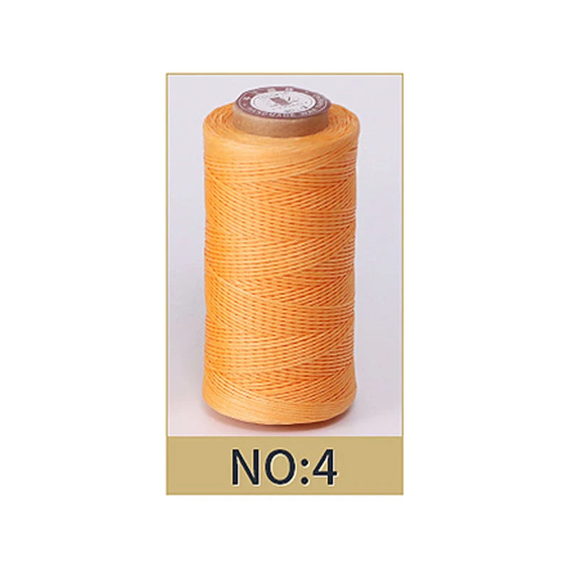 50M 0.8Mm Thickness Waxed Thread For Leather Waxed Cord For Diy Handicraft Tool Hand Stitching Thread Flat Waxed Sewing Line