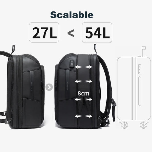 Men 15.6" Laptop Travel Business England Style Backpacks Scalable Large Capacity Anti-theft Male Women Luxury Luggage Tote Bags