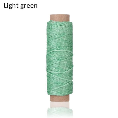 30m/Roll 1mm Durable Waxed Thread Cotton Cord String Strap Hand Stitching Thread for Leather Material Accessories Handcraft Tool