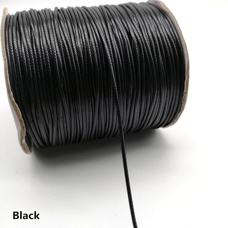 5 yards 1.5mm Waxed Thread For DIY Jewelry Making  String Rope  Leather Sewing Hand Wax Stitching #RoLi