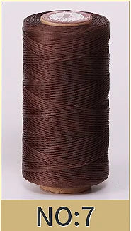 1mm 150D Leather Waxed Thread Cord for DIY Handicraft Tool Hand Stitching Thread 50 Meters Flat Waxed Sewing Line