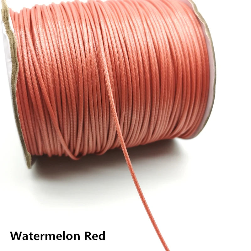 5 yards 1.5mm Waxed Thread For DIY Jewelry Making  String Rope  Leather Sewing Hand Wax Stitching #RoLi