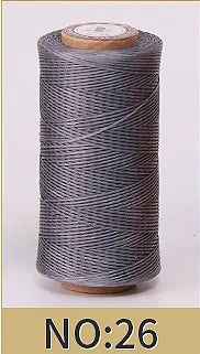 1mm 150D Leather Waxed Thread Cord for DIY Handicraft Tool Hand Stitching Thread 50 Meters Flat Waxed Sewing Line