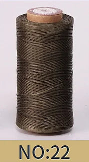 1mm 150D Leather Waxed Thread Cord for DIY Handicraft Tool Hand Stitching Thread 50 Meters Flat Waxed Sewing Line