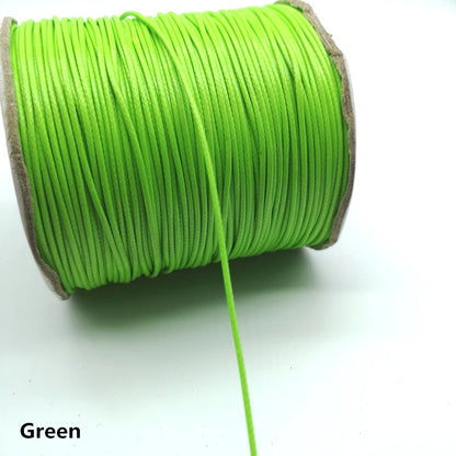 5 yards 1.5mm Waxed Thread For DIY Jewelry Making  String Rope  Leather Sewing Hand Wax Stitching #RoLi