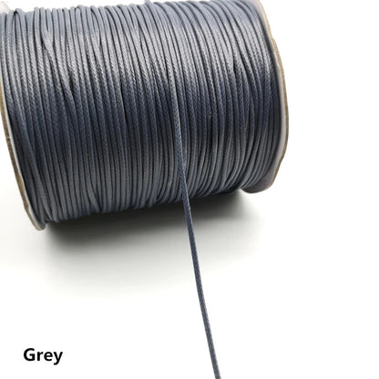 5 yards 1.5mm Waxed Thread For DIY Jewelry Making  String Rope  Leather Sewing Hand Wax Stitching #RoLi