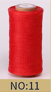 1mm 150D Leather Waxed Thread Cord for DIY Handicraft Tool Hand Stitching Thread 50 Meters Flat Waxed Sewing Line