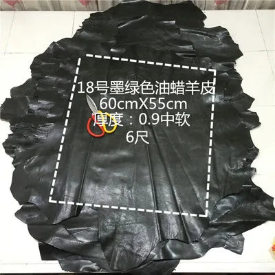 Real leather Nature sheep skin High end first layer sheepskin handmade DIY leather leather fabrics whole piece