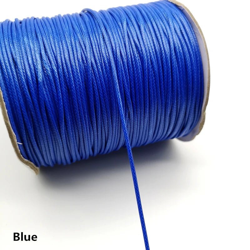 5 yards 1.5mm Waxed Thread For DIY Jewelry Making  String Rope  Leather Sewing Hand Wax Stitching #RoLi