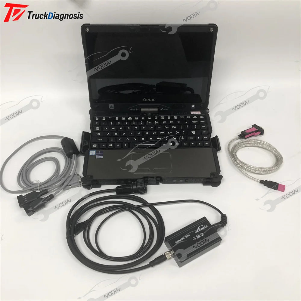Forklift Truck Diagnostic Tool for Linde Canbox 2 USB + Linde PathFinder LSG Software with V110 Laptop