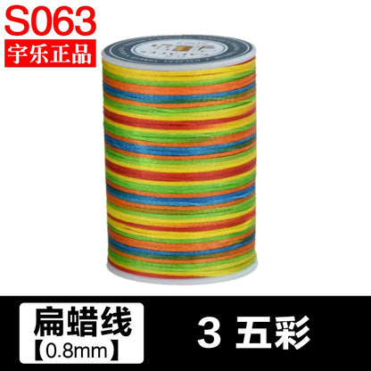 90m 0.8mm Waxed Thread Repair Cord String Sewing Leather Hand Wax Stitching DIY Thread For Case Arts Crafts Handicraft Tool