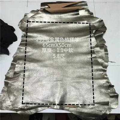 Real leather Nature sheep skin High end first layer sheepskin handmade DIY leather leather fabrics whole piece