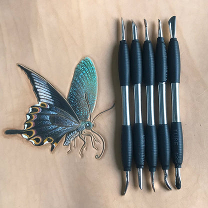 Leather Craft Modeling Tools Leather Carving Modeling Tools Spoons Small Modeling Spoons Tool Leather Tools