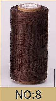 1mm 150D Leather Waxed Thread Cord for DIY Handicraft Tool Hand Stitching Thread 50 Meters Flat Waxed Sewing Line